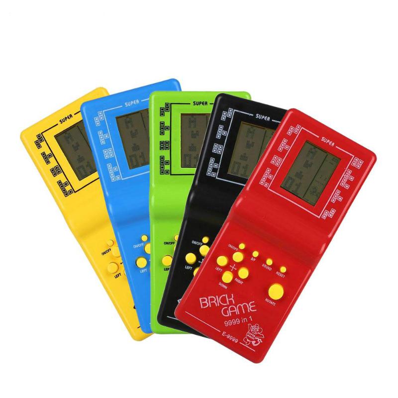 

Portable Game Players Classic Tetris Hand Held LCD Toy Fun Brick Riddle Educational Toys Random Color