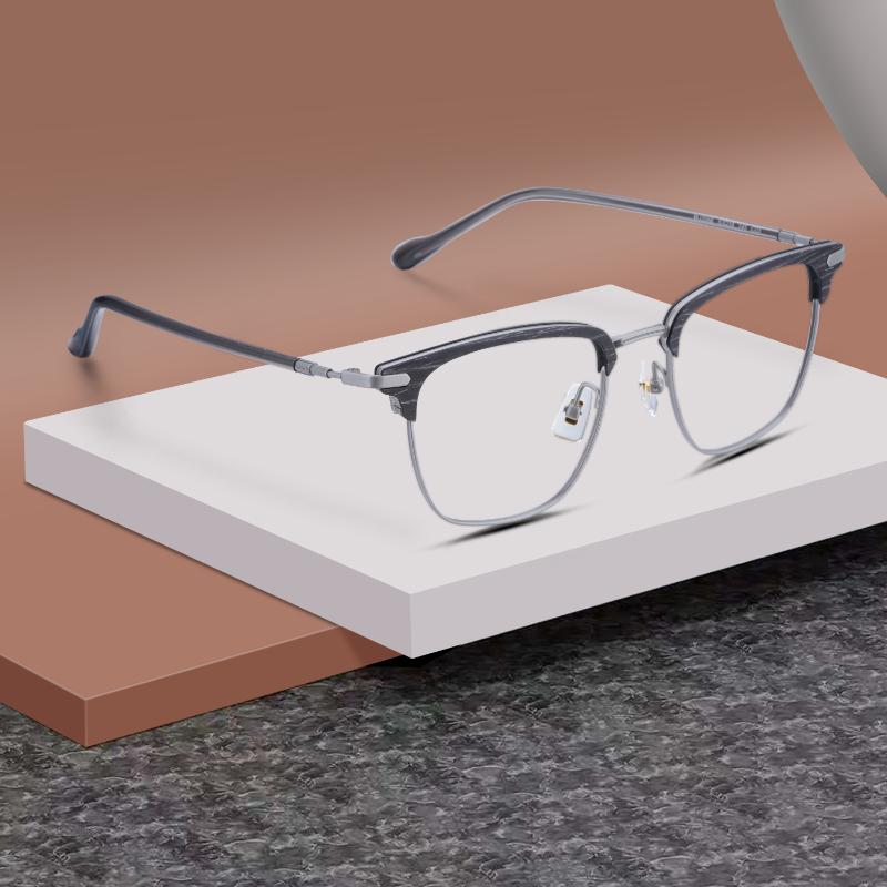 

Fashion Sunglasses Frames Designer Glasses Frame Men Natural Wood Titanium Prescription Women Myopia Eyeglasses For Vintage