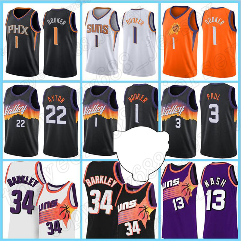 

Mens Finals Jersey 2021 Deandre 22 Ayton Jerseys Phoenix Jerseys Suns Devin 1 Booker Basketball Chris 3 Paul Mesh Charles 34 Barkley Steve 13 Nash, Jersey(taiyang)