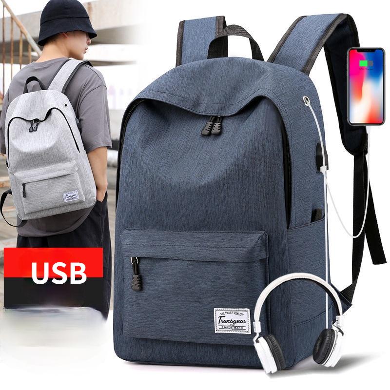 

High School Backpack For Men Student Teenagers Girls Boys Book Bag Large Laptop Travel Mochilas, Blue