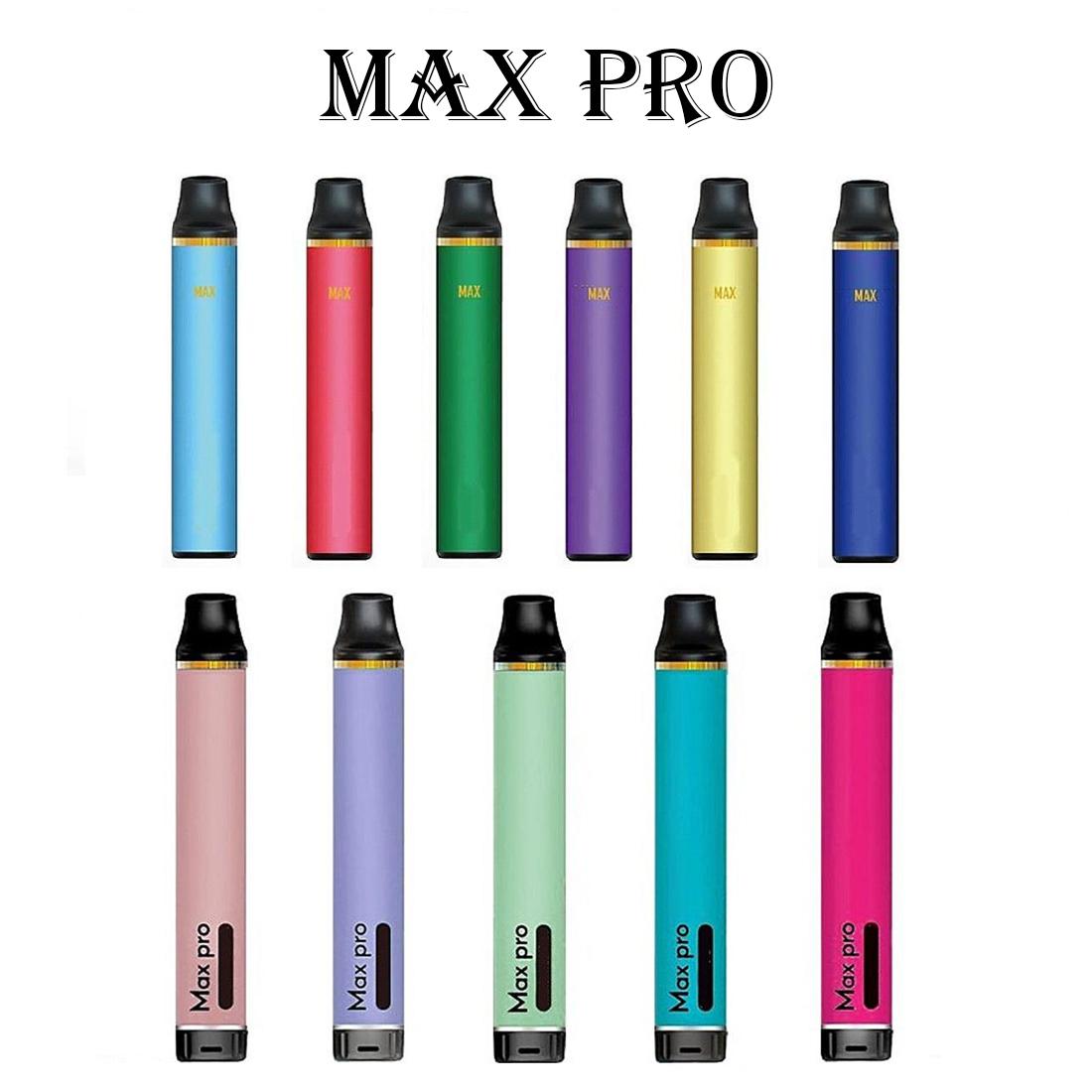

Max pro Disposable Device Cigarettes 1700 Puffs 3.5ML Pre-Filled Vape Pods 650mah battery aviliable puff xxl plus