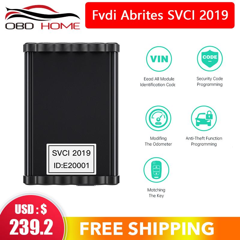

Diagnostic Tools FVDI 2021 ABRITES Scanner Key Programmer Covers SVC VVDI2 For Most Cars Tool
