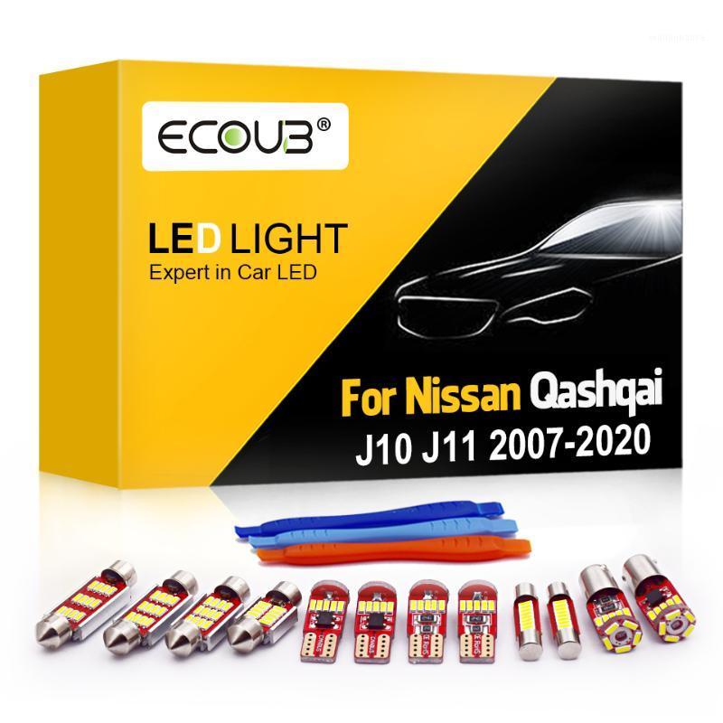 

Emergency Lights LED Interior Bulb Kit For Qashqai J10 J11 Dome Trunk Reading Glove Box Vanity Mirror White Canbus No Error 2007-2022