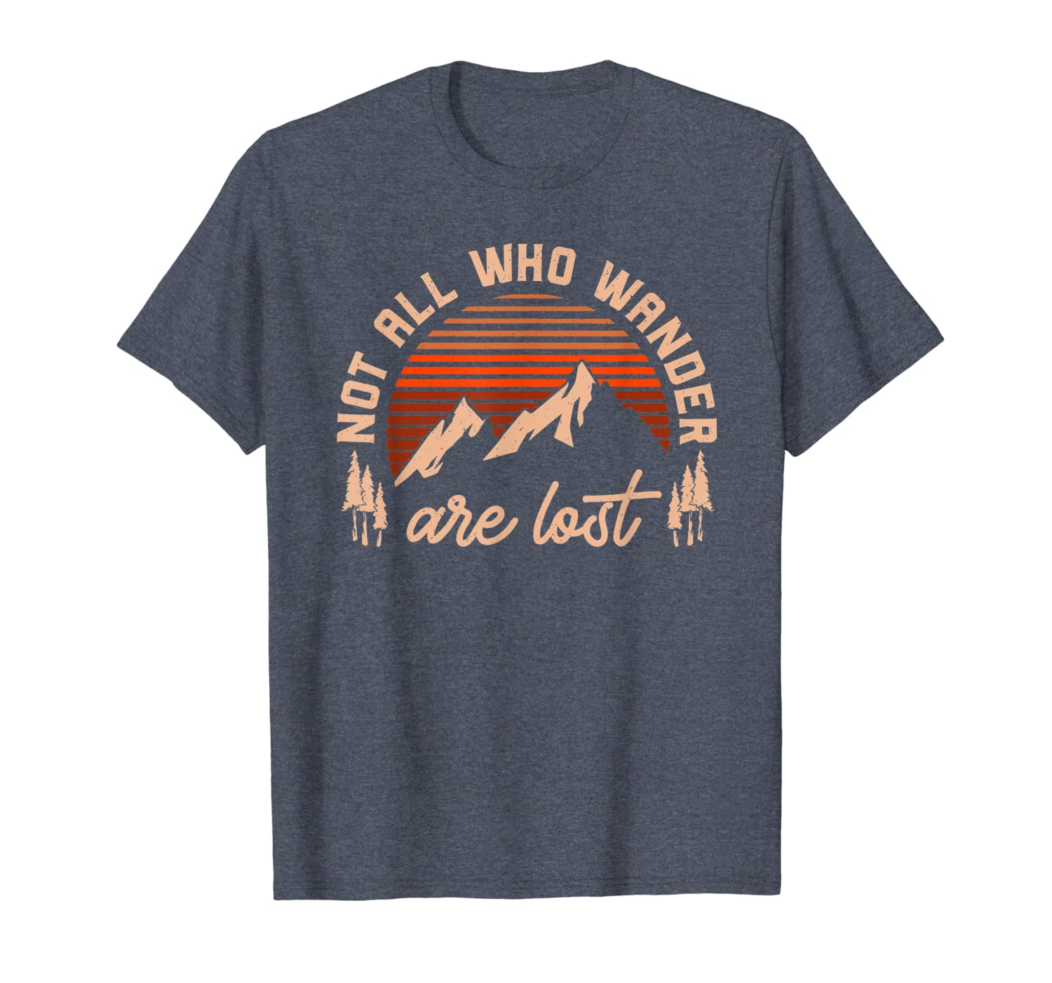 

not all who wander are lost t shirt vintage mountain tee, White;black