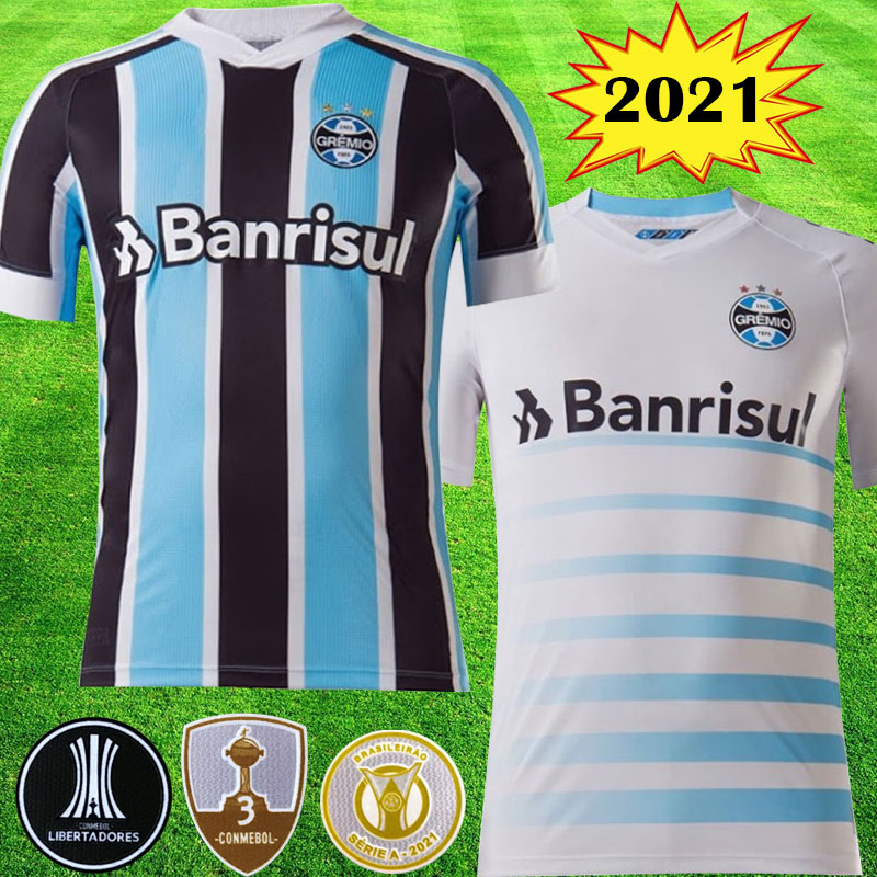 

2021 Gremio FC soccer jerseys Guild GIULIANO 21 22 RAMIRO Geromel LUAN MAICON Fernandinho jersey men women Training Vest football shirts Thailand, Home