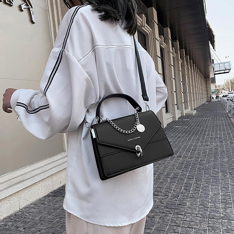 

Evening Bags Messenger Bag Small Square For Women 2021 Chains Girl's Handbag Casual Wild Lady Shoulder Cross Body Female