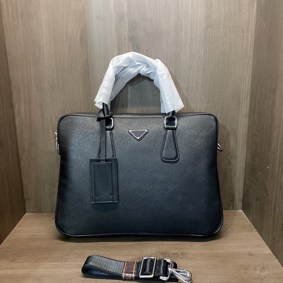 

Luxury Designers Men's Briefcase Business Totes Casual Messenger Travel Bags Black Shoulder Bag #263