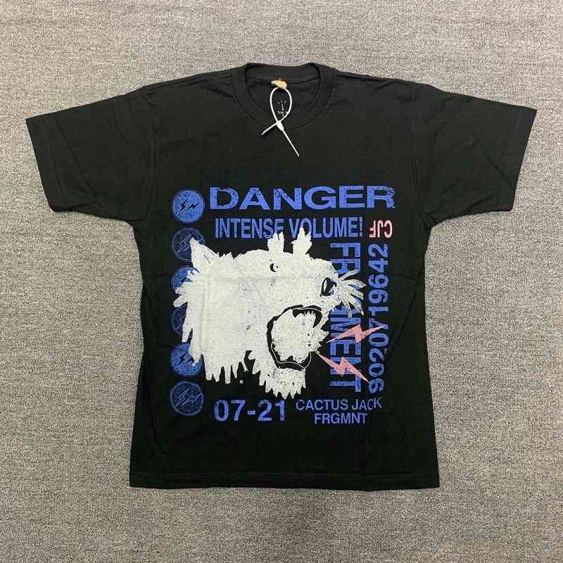 

Men' T-Shirts 21ss USA Star TS Cactus Danger Thunder Tiger Collaborate T shirts Spring Summer Mens Tshirt Women Clothes Casual Cotton Tee O2iF# PKKJ, 1# shoe box