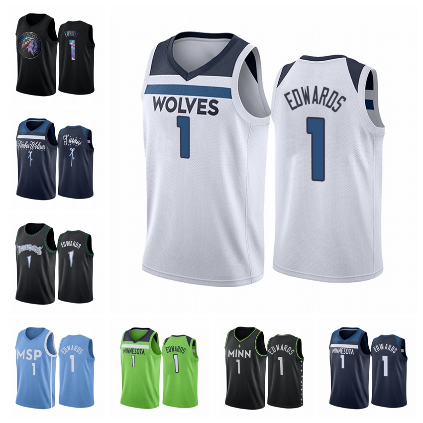 

Minnesota Timberwolves MEN Anthony Edwards Draft 2020-21 Navy Basketball Jersey