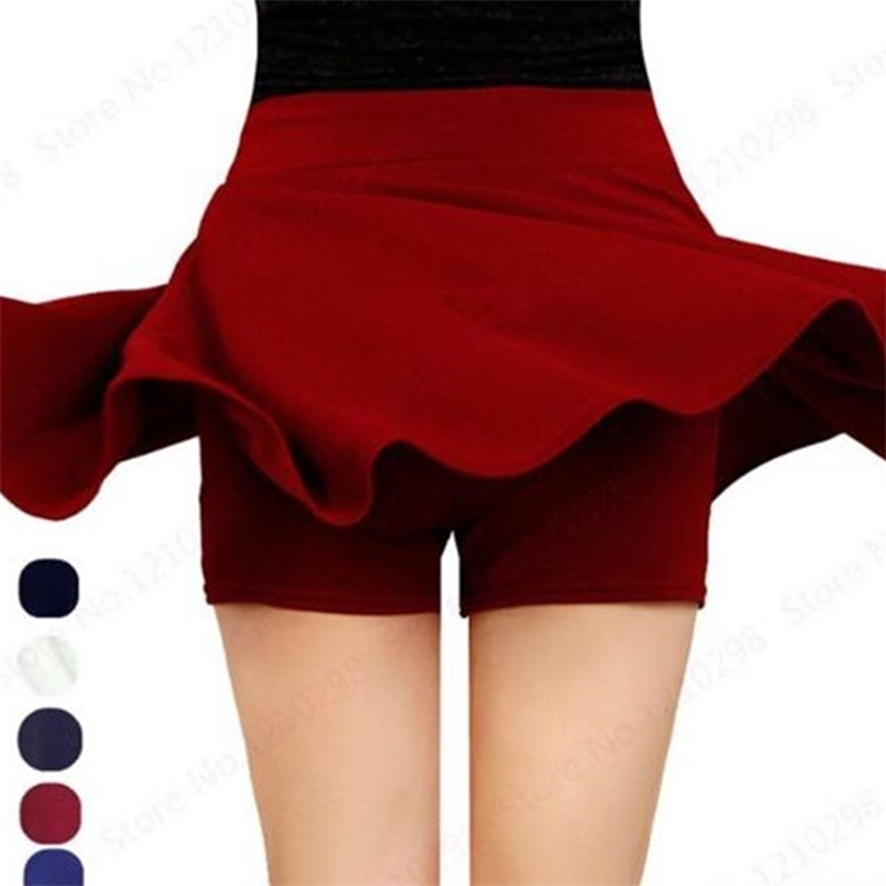 

Sports Tennis Yoga Skorts Fitness Short Skirt Badminton Breathable Quick drying Women Sport Anti Exposure 210708, Black