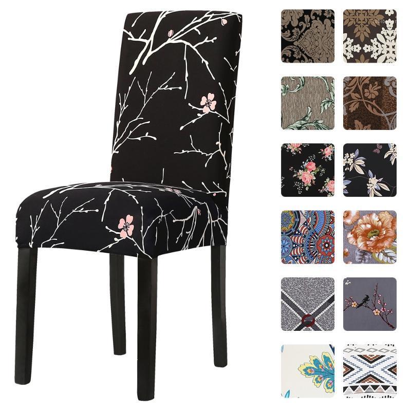 

Elastic Dining Chair Cover Stretch Slipcovers Protector Anti-Dust Home Furniture Decor Covers
