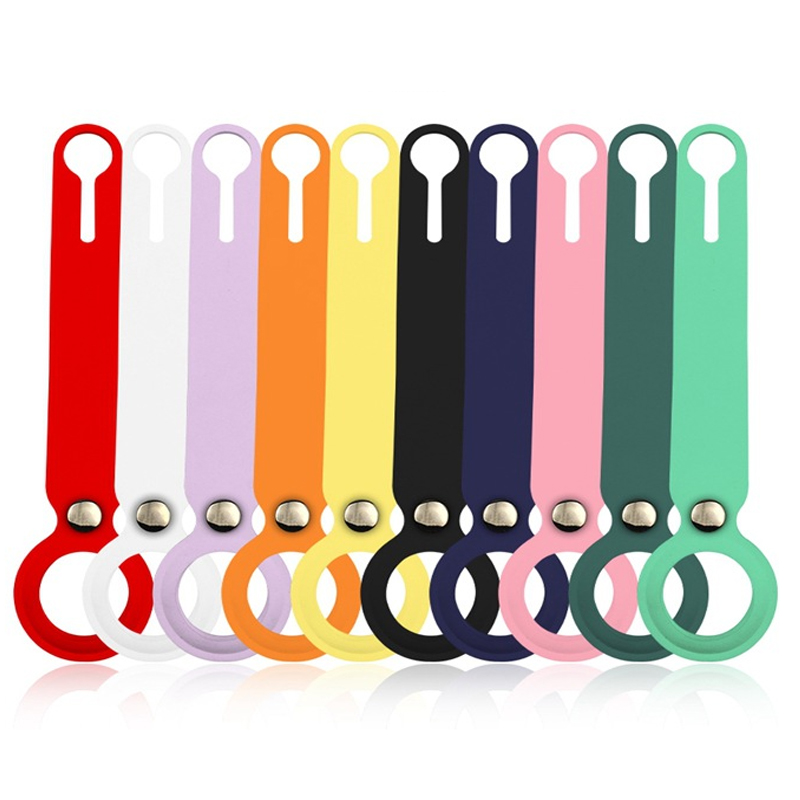 

long loop TPU silicone Cases for AirTag Finder wireless tracker Anti lost Scratch Protetive Cover