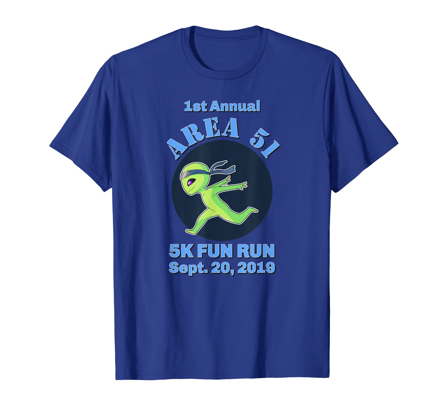 

storm area 51 alien nar rutos running 5k fun run t-shirt, White;black