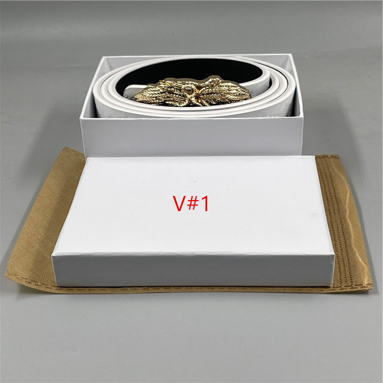 

21 Fashion men's belt designer women's high quality luxury head leather snakeshead buckle belts gift box 105-125cm, Black;brown