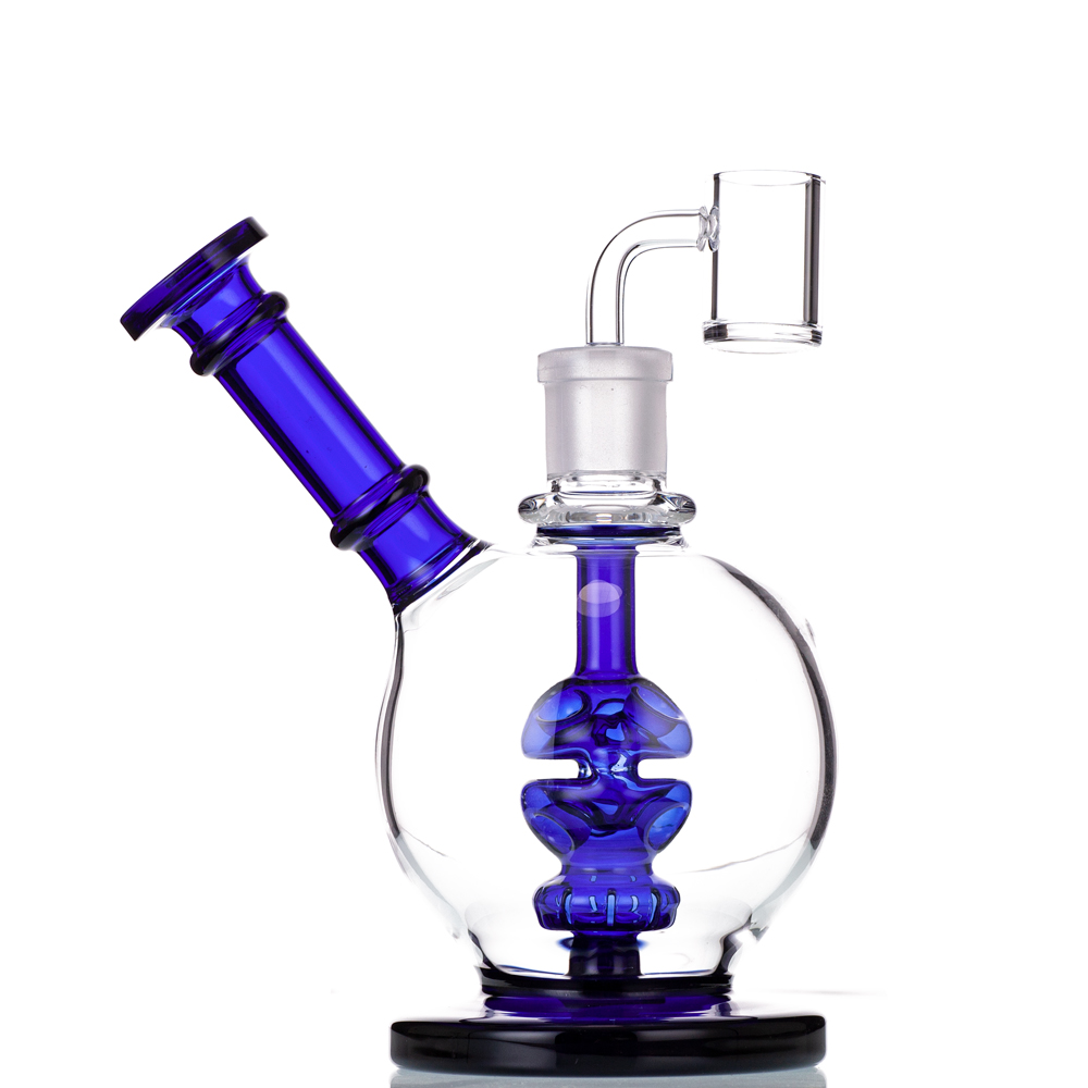 

Hookahs Dab Rigs Heady Glass Bong Water Pipe Feb Egg Filter 6.8 Inch 18.8mm Joint with Quartz Banger