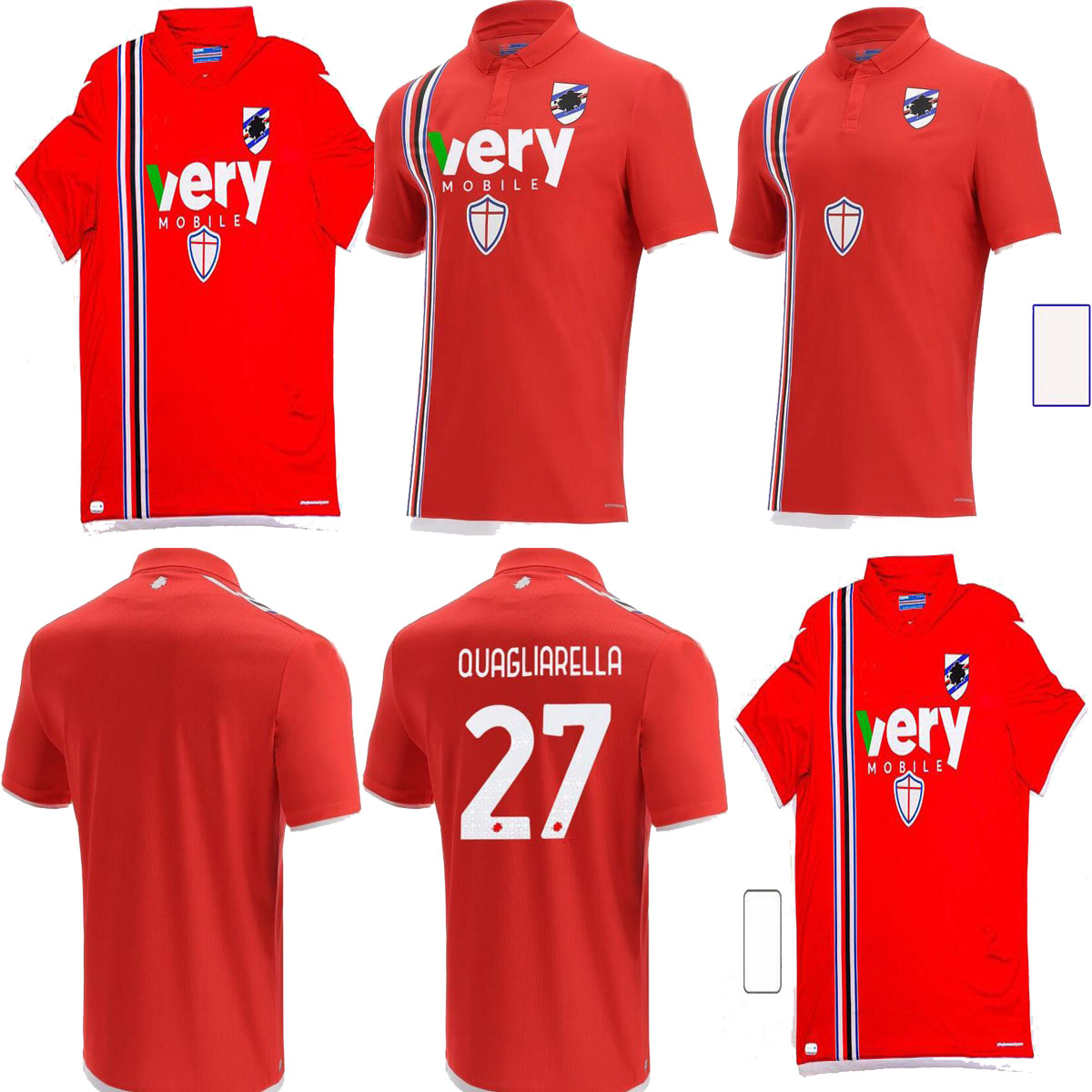 

Sampdoria 21 22 soccer jersey third red QUAGLIARELLA 2021 2022 le maglie Jankto Keita Balde Verre Adrien Damsgaard Candreva maillot de foot, Black