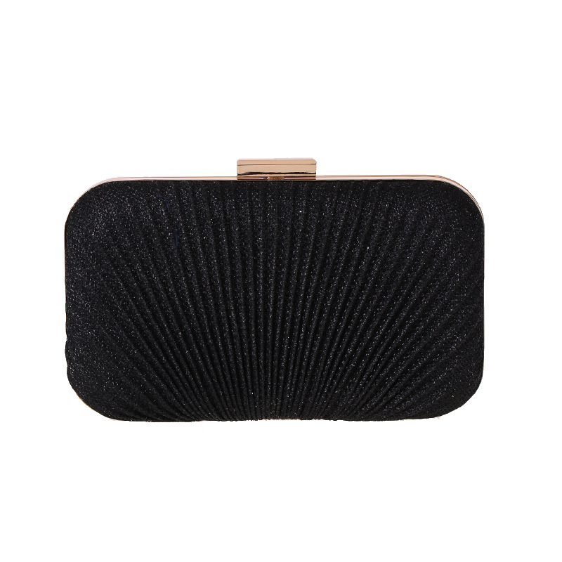 

Clutch Bag For Women 2019 Summer Party Wedding Clutch Purse Handbags Design High Quality Shoulder, Black