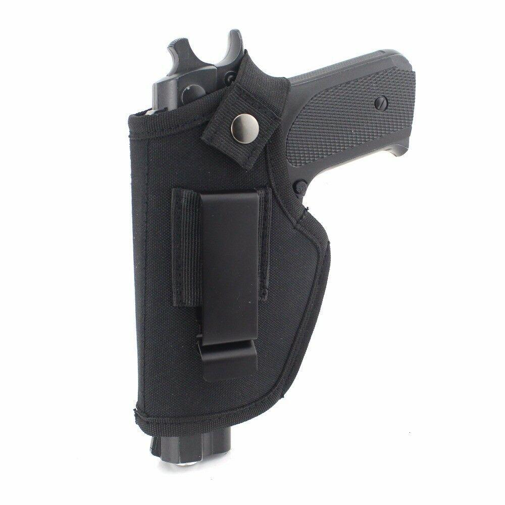 

gun Nylon holster is a concealed carrying holster with IWB OWB depth, suitable for left and right hand drawing, suitable for small pistols, Black