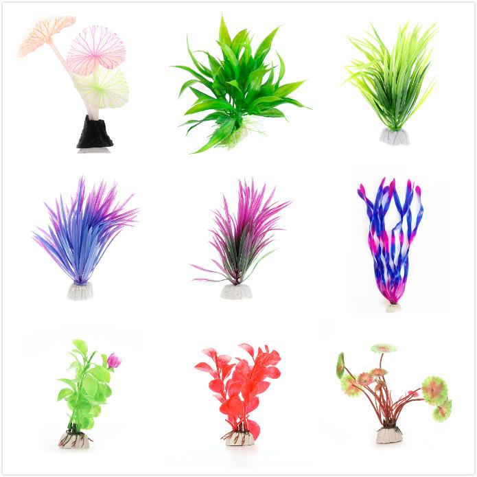 

Decorations Submersible Aquatic Fish Tank Grass Ornament Plant Aquarium Background Beautiful Plastic Artificial Plants Decoration