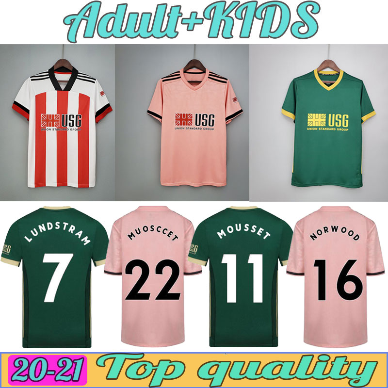 

MOUSSET Sheffield Soccer Jerseys McBURNIE United 2021 LUNDSTRAM FLECK Football Shirt NORWOOD Jersey