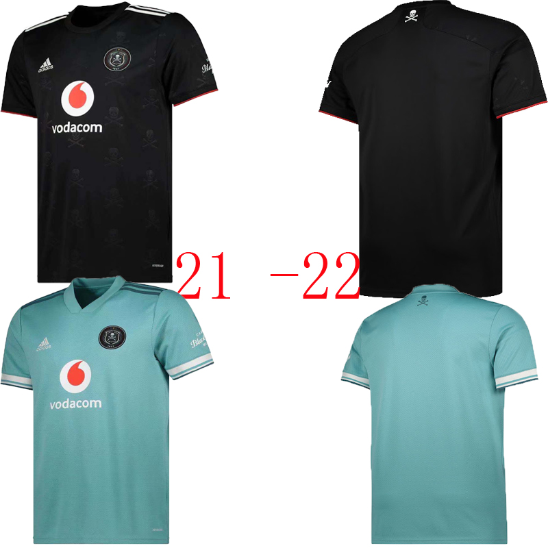 

Orlando Pirates soccer Jersey 21 22 Home away Yellow black 2021 2022 Football shirt