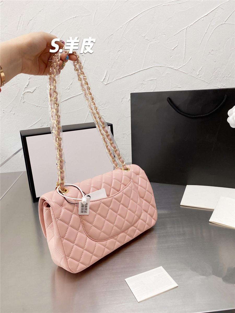 

Hot-selling female bag, chain, crossbody, shoulder , high quality leather wallet, lady handbag, Box original bag, Beige