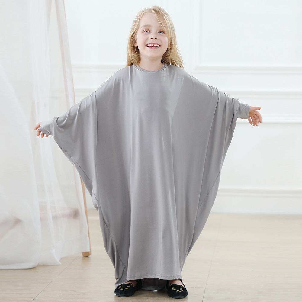

ramadan eid mubarak girls abaya for kids muslim dress moroccan kaftan dubai abayas turkey caftan islam clothing for children, Red
