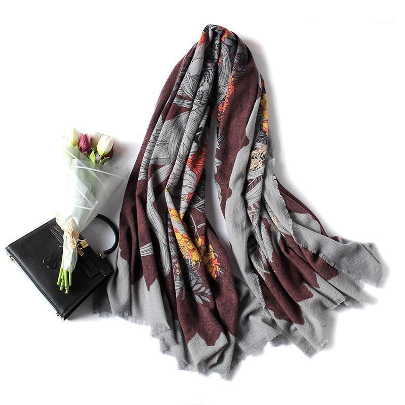 

100% Wool Scarf Women Thin Scarfe Ladies Autumn Winter Ãcharpe LenÃ§os Sjaal Foulard Fular Mujer, Blue;gray