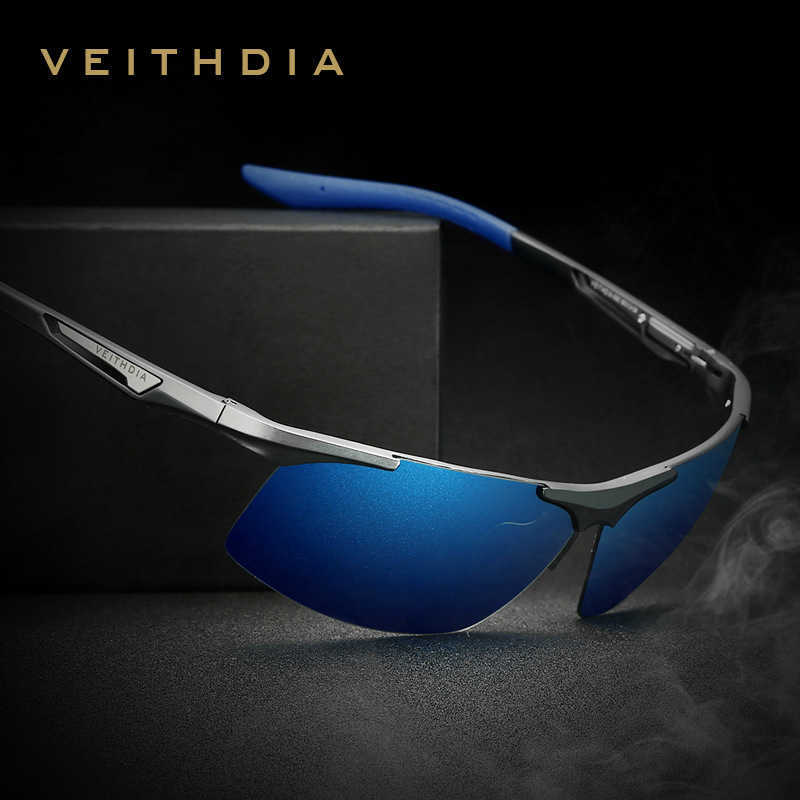 

VEITHDIA Aluminum Magnesium Men's Sunglasses Polarized Men Coating Mirror Glasses oculos Male Eyewear Accessories For Men 6562 X0707