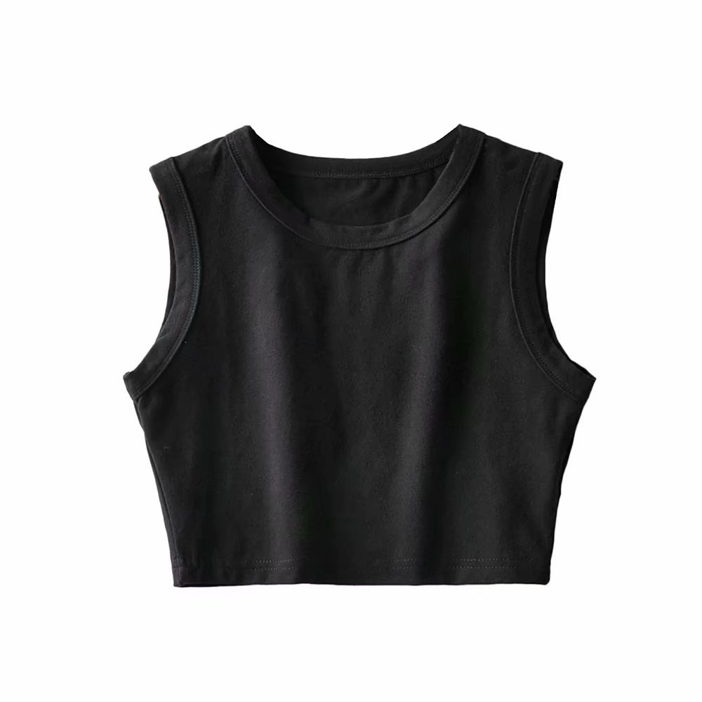 

Women' Sweaters 2021 sexy fashion sale will see the collar tight yoga vest sports women' fitness clothes, White