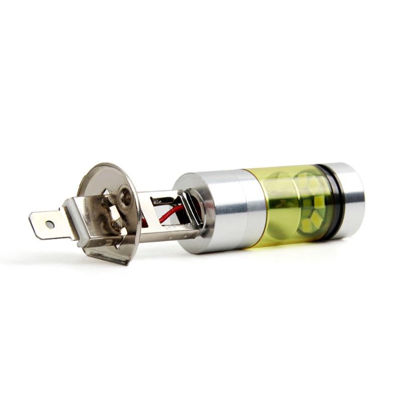 

Car Headlights 100W High Power H1 2323 LED Fog Driving Light HID Yellow 4300K Bulbs Faster On/off Response Time
