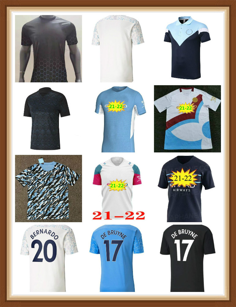 

20 21 22 city soccer jersey man KUN AGUERO DE BRUYNE BERNARDO 2021 2022 carabao cup final champions home Laporte manchester PLAYER VERSION M, Black;yellow