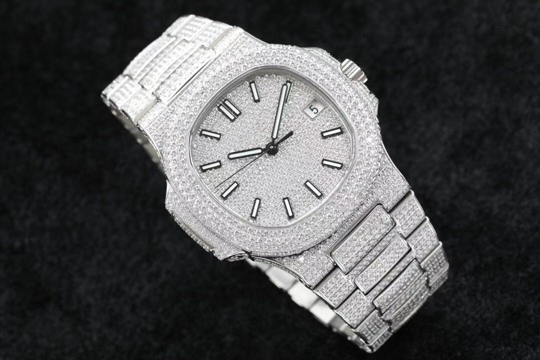 

R8 5719 V3 version montre DE luxe 40mm 324 automatic mechanical movement watches diamond watch waterproof Luminous watches, Box