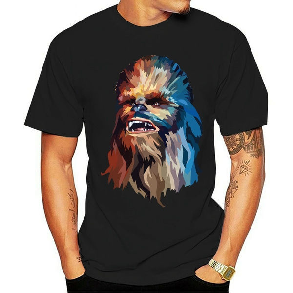 

2021 Fashion casual 100% cotton T-shirt Funny men novelty women Chewbacca Art Graphic