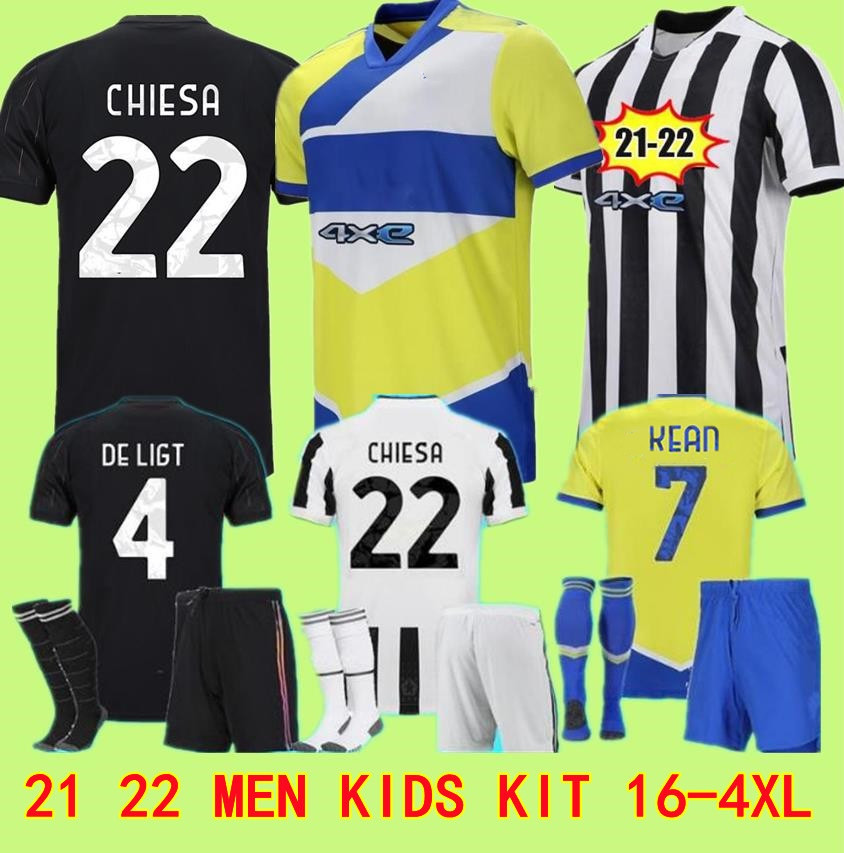 

Fans player version 21 22 RONALDO soccer jerseys 2021 2022 DYBALA MORATA CHIESA McKENNIE football kit shirt JUVE Men + Kids, Gold