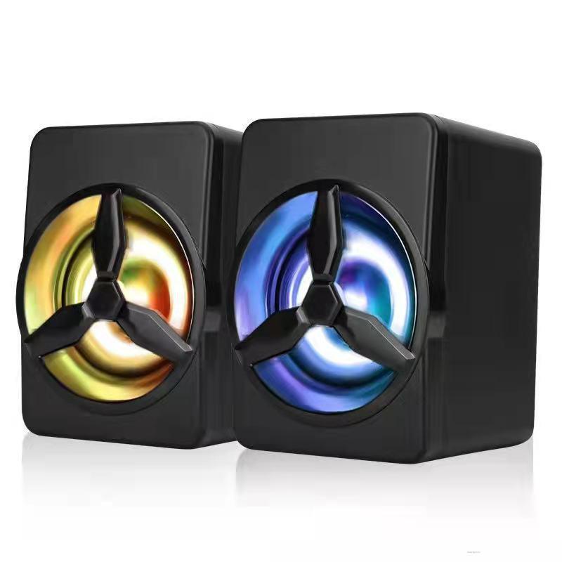 

Portable Speakers Remai 330 Computer Audio Desktop Home Subwoofer Small Speaker Wired USB Powered Multimedia Player