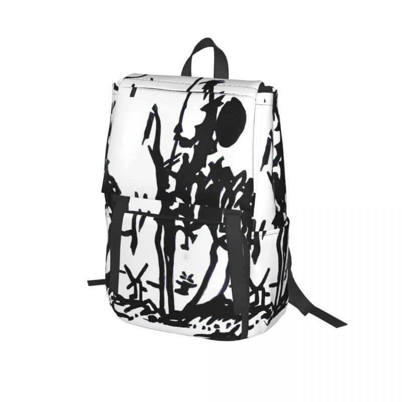 

Backpack Pablo Picasso,Don Quixote For Girls Boys Travel RucksackBackpacks Teenage School Bag, Black