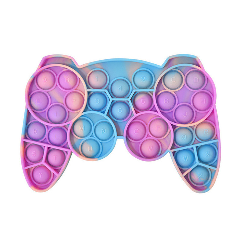 

Fidget Pad Toy Party Push Bubble game Controller Fidgets Hand Shank Controllers Finger Decompression Anxiety Toys QC04