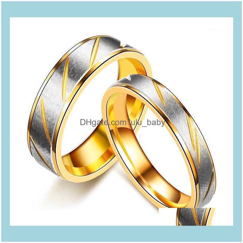 

Wedding Jewelrywedding Rings Ramos Stainless Steel Couples For Men Women Gold Bands Engagement Anniversary Lovers His And Hers Promise1 Drop