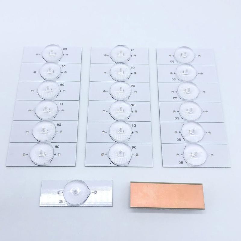 

Lamp Covers & Shades 20PCS 6V SMD Beads With Optical Lens Fliter For 32-65 Inch LED TV Repair Work A Constant Current Driver