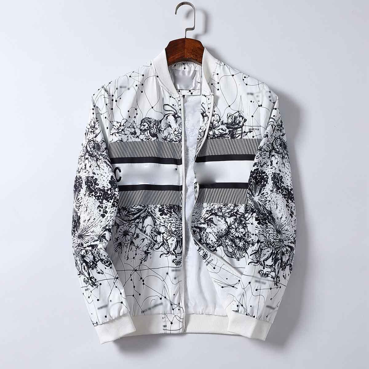 

2021 Fall Men's Fashion Jacket Outdoor Street Classic Style Handsome Slim Hair Stylist Bomber Trend Top New Product Size ---3XL