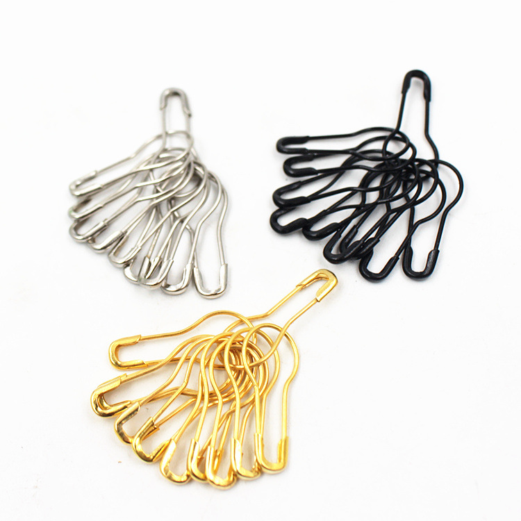 

Bulb Metal Gourd Safety Pins in craft art sew 22mm Length Needle Fastener Closure Pear Shape Stitch Tag Marker