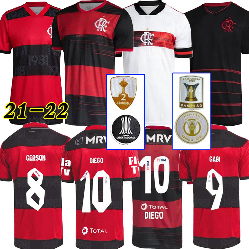 

THAILAND 2021 Flamengo soccer jerseys man women DIEGO GABRIEL B. GABI football jersey DE ARRASCAETA E.RIBEIRO GERSON B.HENRIQUE Camisa 21/22 SPONSORS, Black;yellow