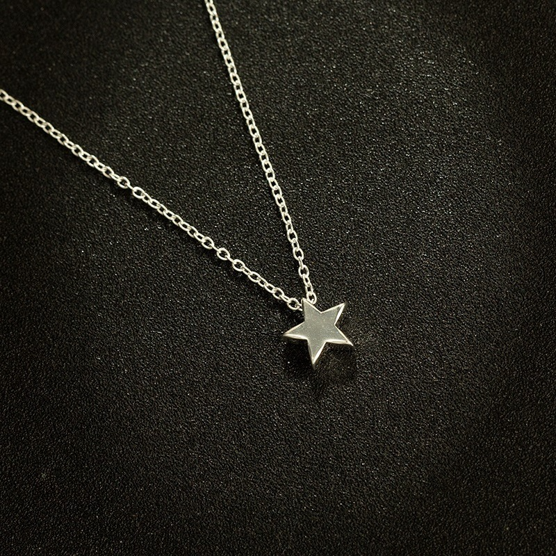

Dainty Star Charm Pendant Choker Necklace Hot Selling Jewelry Thin Chain Necklaces