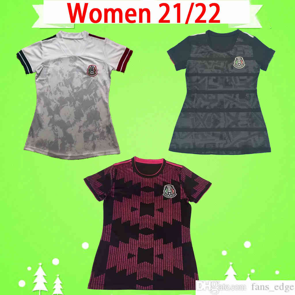 

WOMEN 2021 2022 Mexico Soccer Jersey HOME RED National White black 21 22 ladies Camiseta CHICHARITO LOZANO GUARDADO CARLOS VELA girls, 2019 women