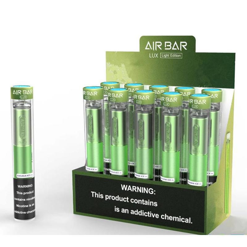 

Air bar lux Disposable E-cigarettes 2.7ml Vape Pen Kit 500mAh battery 1000puffs Pre-filled Vapors e Cigs