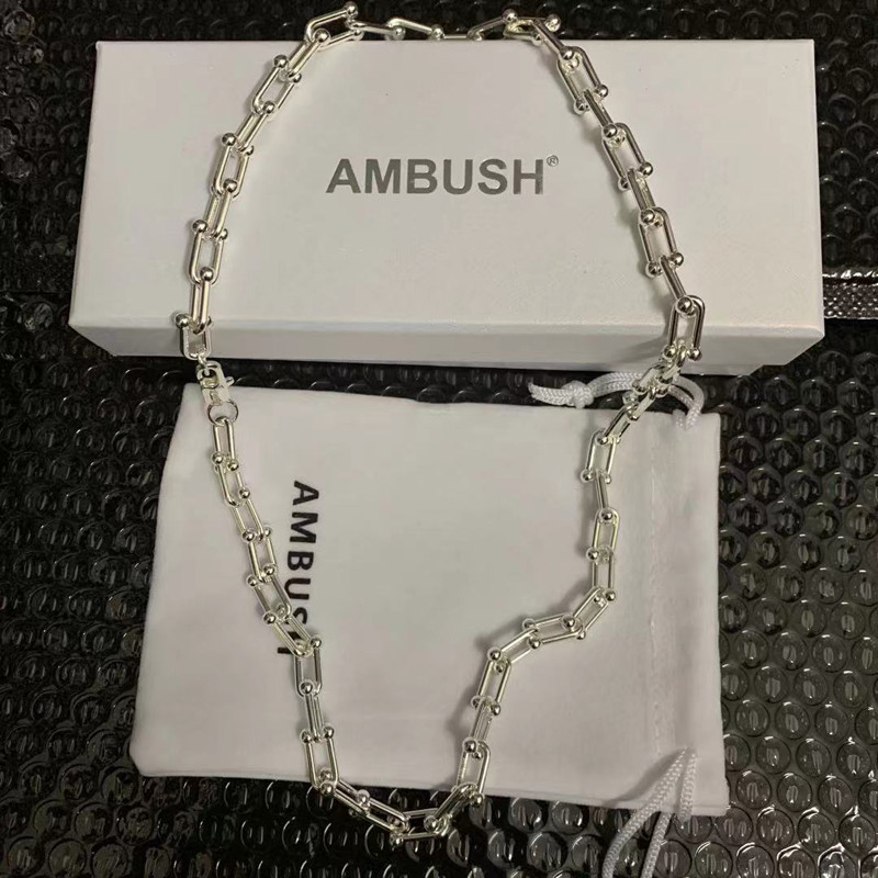 

Necklace Chain Men Women Lover Style 1 Fashion Accessories With Cloth bag Box