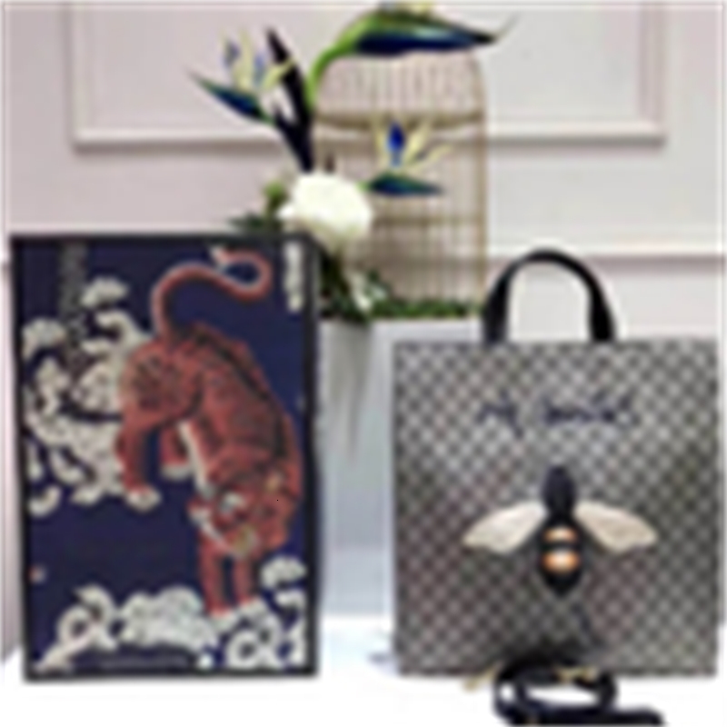 

brand designer luxury eycp bee print shopping bag clutchesevening 450950 men handbags shoulder messenger totes iconic cross body bags