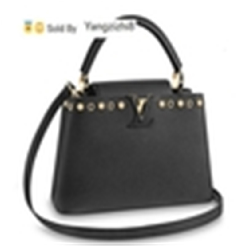 

yangzizhi8 new pm m54329 2018 capucines women fashion shows shoulder bags totes handbags handles cross body messenger bags, Black;red