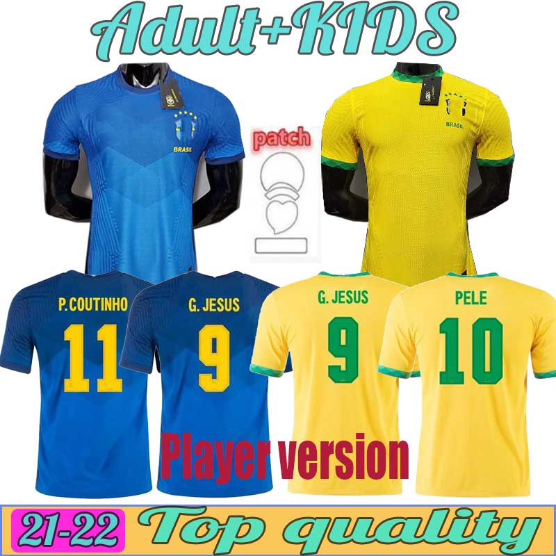 

Fans Player Version 2021 COUTINHO RICHARLISON soccer jerseys 2022 .PAQUETA E.RIBEIRO FRED G.JESUS CASEMIRO FIRMINO Women MEN KIDS Football, Black;yellow
